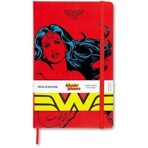 Moleskine Limited Edition Notebook Wonder Woman, Large, Ruled, Hard Cover 5x8.25